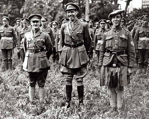 British soldiers decorated with VCs, WW1