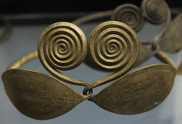 Bronze Age. Belt ornaments. From a bog at Fjellerup, Funen