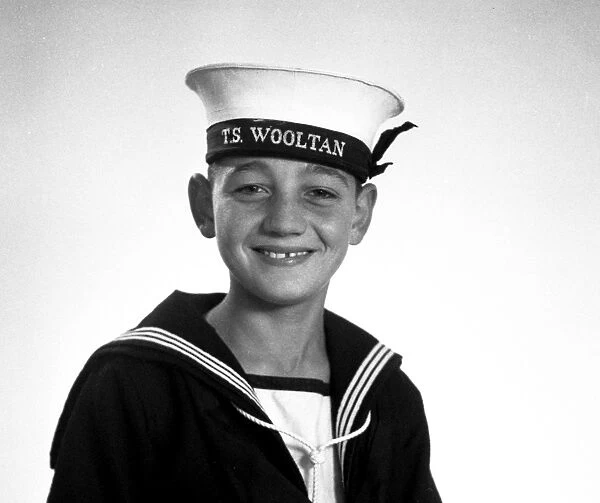 Cheeky sea cadet, TS Wooltan, Walton-on-the-Naze, Essex