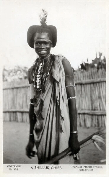 Chief of the Shilluk Tribe - Southern Sudan