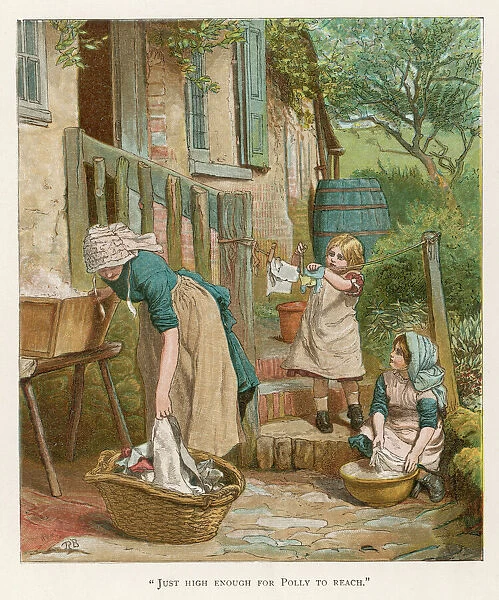 Children Wash Clothes