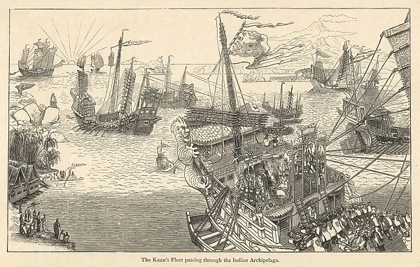 China Kublai Khan Fleet