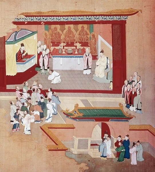Emperor Huizong (1082-1135) with the Buddhist sect Tao-See