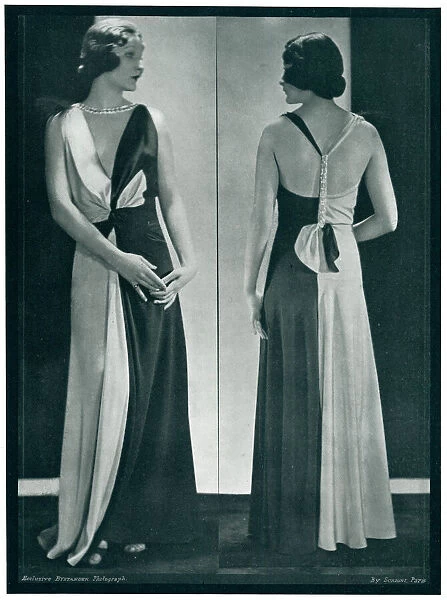Evening dress by Worth, 1931