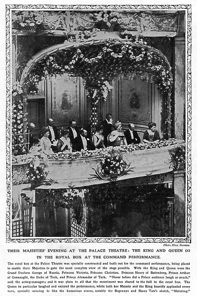 First Royal Variety Show performance, 1912