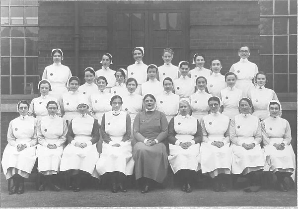 Formal group of nurses, probably Manchester