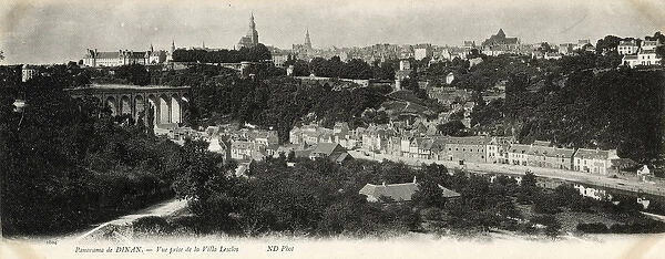 General view of Dinan, France