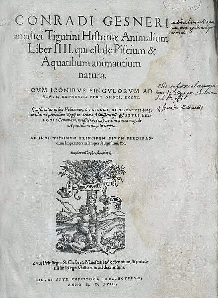 GESSNER, Conrad (1516-1565)