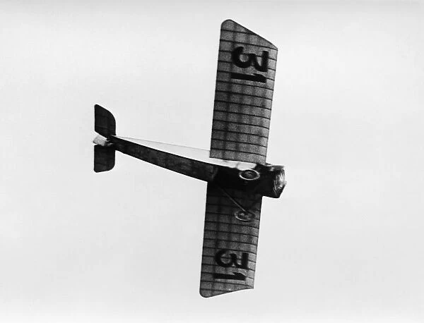 Gilbert Flying in a Morane-Soulnier Monoplane
