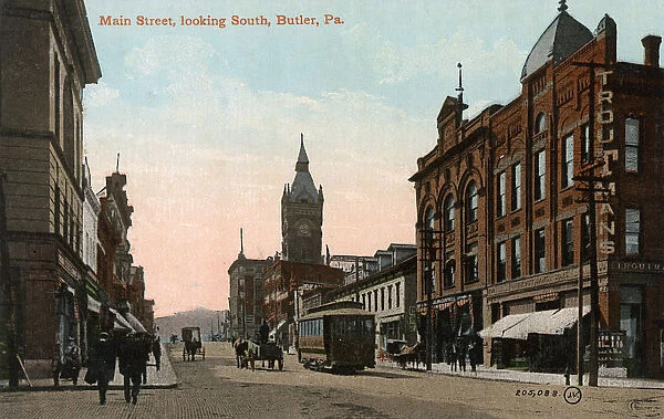 Main Street, Butler, Pennsylvania, USA