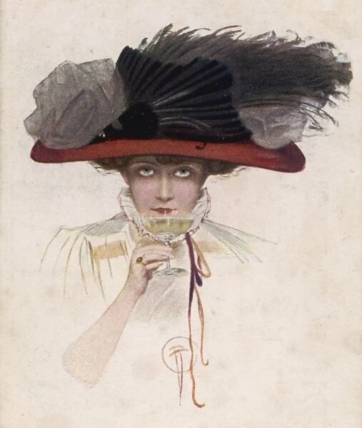 Merry Widow Hat C. 1907