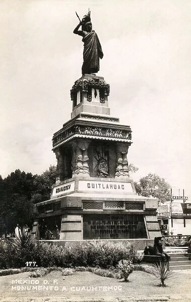 Monument to Cuauhtemoc at Mexico City