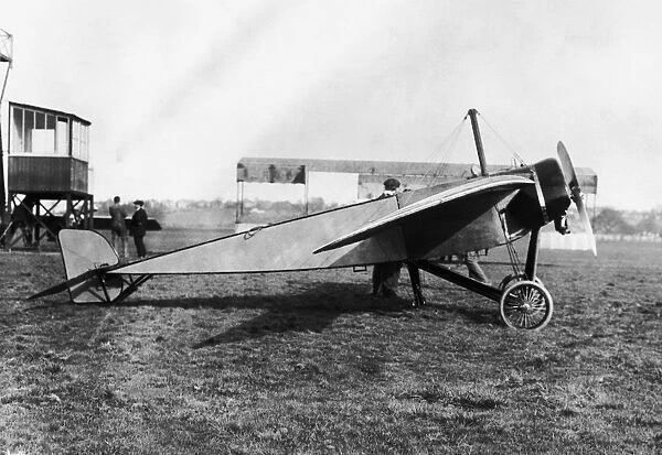 Morane-Soulnier Monoplane Parked at Hendon in the 1910S