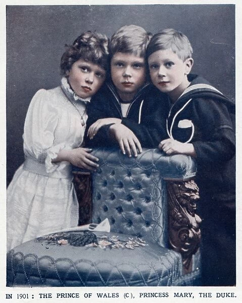 Princess Mary, Prince Edward and Prince Albert