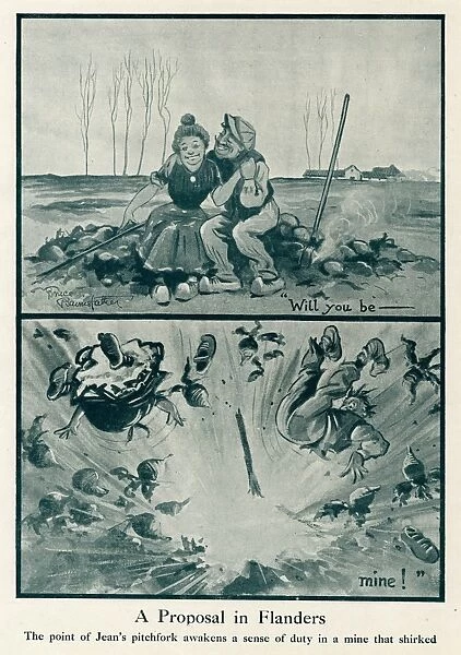 A Proposal in Flanders by Bruce Bairnsfather