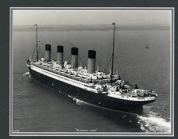 RMS Olympic at sea