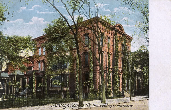 Saratoga Club House, Saratoga Springs, New York State, USA