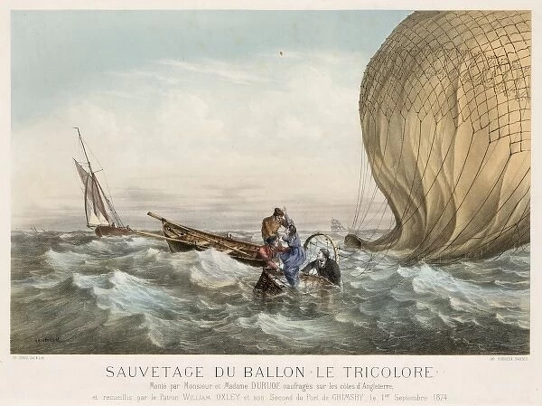 Sauvetage du ballon Le Tricolore Monte par Monsieur et Madam