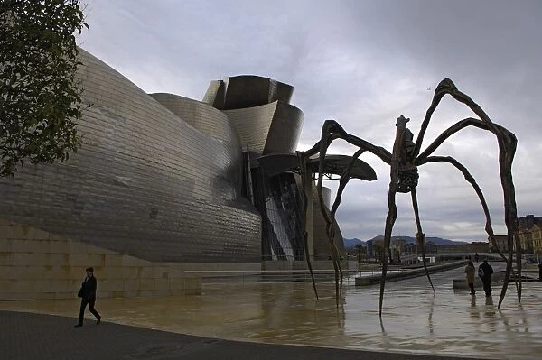 SPAIN. Bilbao. Guggenheim Museum Bilbao. Exterior
