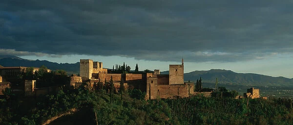 Spain. Granada. The Alhambra. The Alcazaba