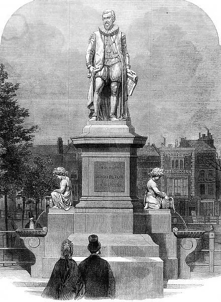 Statue of Sir Hugh Myddelton, Islington Green, 1862