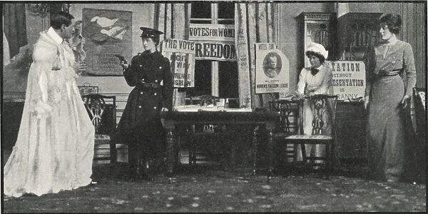 Suffragette Play Might is Right