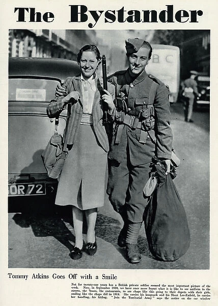Tommy Atkins goes off with a smile 1939