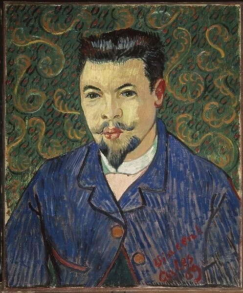 VAN GOGH, Vincent. Portrait of Doctor Felix