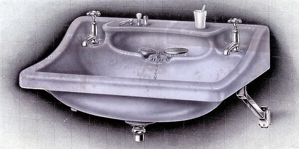 Vitromant Coloured Shelf Lavatory (Wash Basin  /  sink)