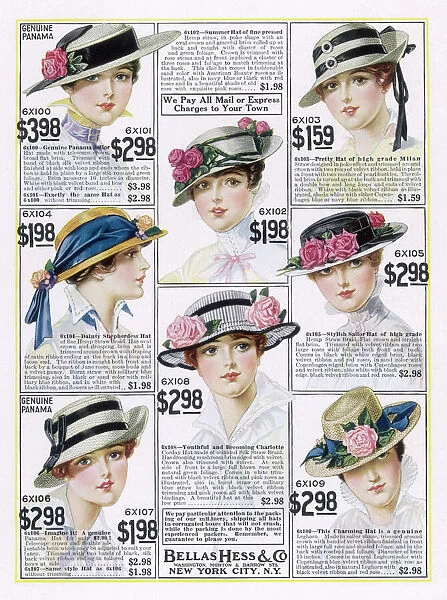 Womens Hats 1916