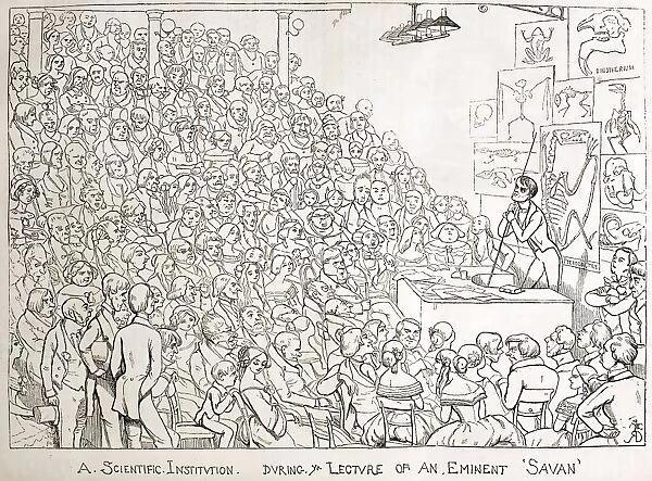 1850 Richard Owen zoologist lecturing