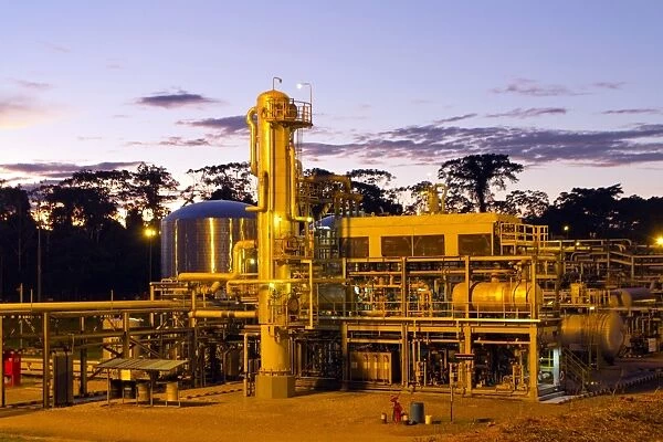 Petroleum plant, Amazonian Ecuador C016  /  7736