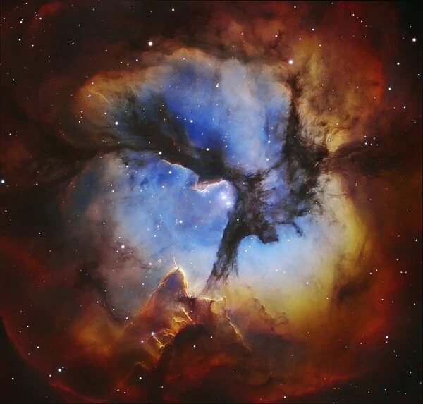 Trifid Nebula M20, Hubble image C017  /  3721