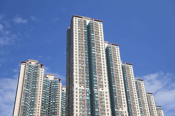 Apartment blocks, Tseung Kwan O, Kowloon, Hong Kong, China