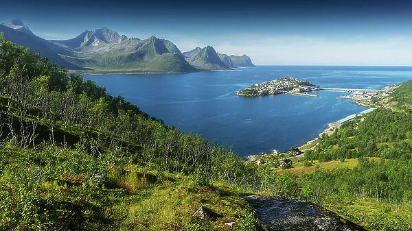 The small town of Husoy, found in the northern part of Senja island in Northern Norway, Norway