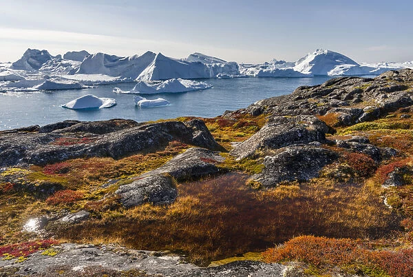 Ilulissat Icefjord also called kangia or Ilulissat Kangerlua at Disko Bay
