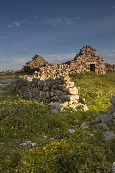Inishmore Island. Aran Islands. Ireland. Abandoned homestead