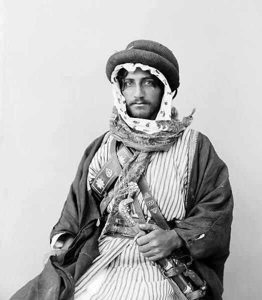 BEDOUIN, c1910. Portrait of a bedouin, c1910
