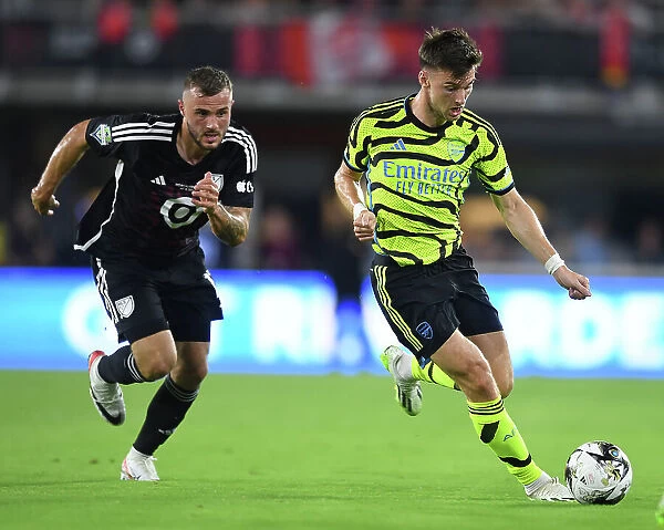 Arsenal FC vs MLS All-Stars: Kieran Tierney in Action at the 2023 MLS All-Star Game