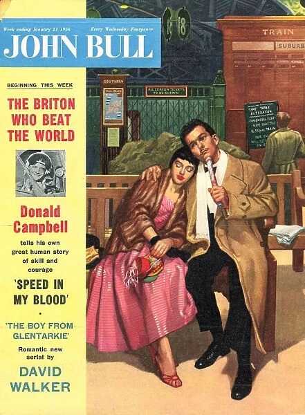 John Bull 1950s UK dating trains stations last magazines