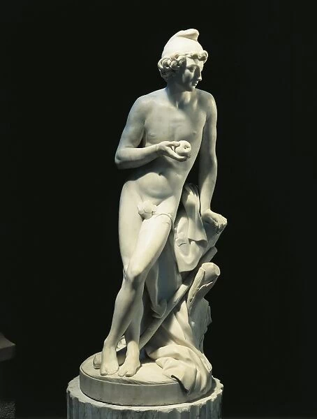 Marble statue of Paris by Nicolas-Francois Gillet