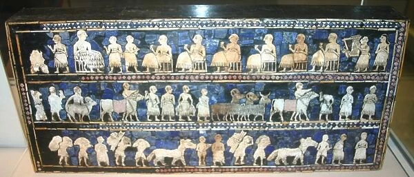 The Standard of Ur, Sumerian artefact excavated from what had been the Royal Cemetery