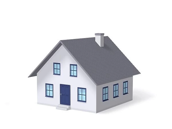 House, 3D illustration