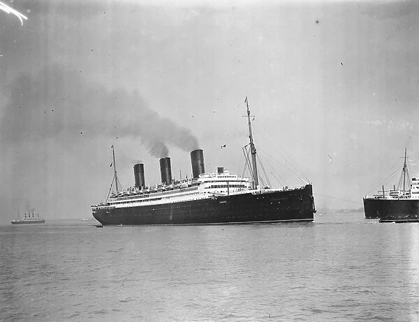 The Berengaria at Southampton 7 September 1929