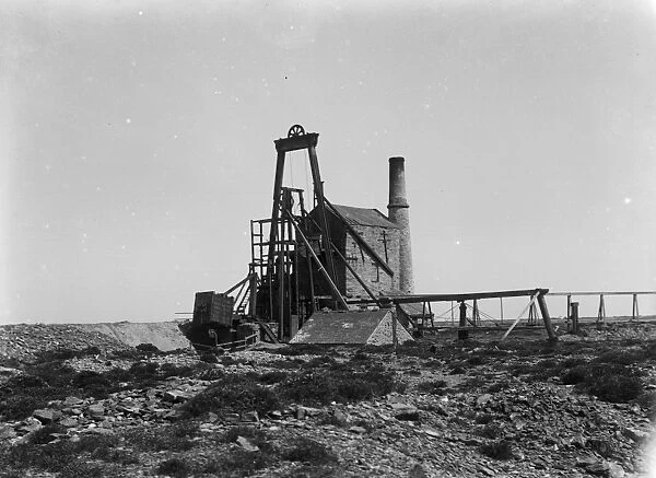 Wheal Kitty Mine, St Agnes, Cornwall. 8th August 1911