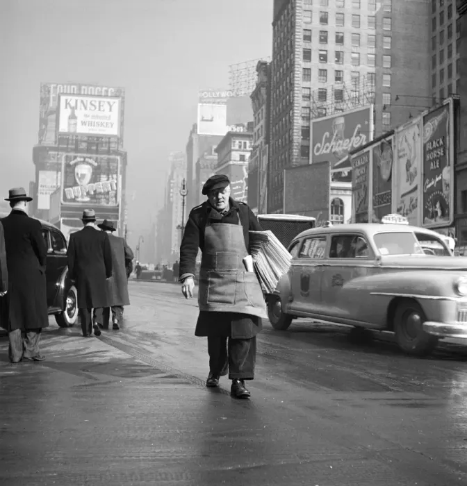 Framed Print : 1950s New York Broadway Framed Print : 1950s New York Broadway