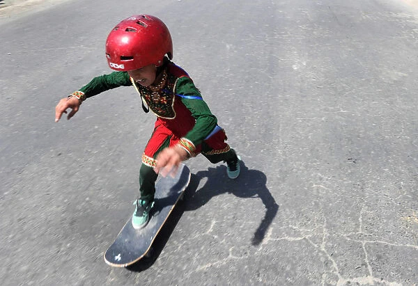 Afghanistan-Unrest-Skateboard