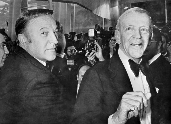 American Actors Gene Kelly (L) and Fred Astaire Cannes Film festival Pose