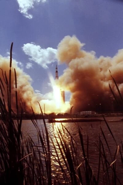 Apollo 17 lifts off from launch complex on December 07, 1972