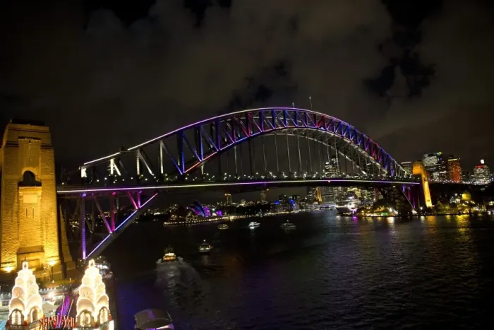 Framed Print : Australia-Festival-Vivid